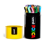 Marker Uni Posca Pc5m Bullet Asst Colours Tin 20