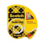 Tape Double Sided Scotch 137p 12.7mmx11.4m With Dispenser Bx8