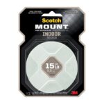 Mounting Tape  Scotch 2.5cmx3.2m 314h-Med D/Sided Indoor White