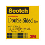 Tape Double Sided Scotch 665 12.7mmx22.8m Boxed