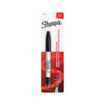 Marker Sharpie Twin Tip Permanent Black Blister