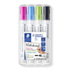 Marker Whiteboard Staedtler Lumocolor 351 Bullet Asst Brights Wlt4
