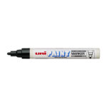 Marker Paint Uni Px20 2.8mm Medium Bullet Tip Black Bx12