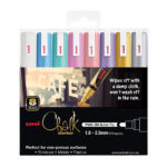 Marker Chalk Uni 2.5mm Tip Pwe-5m Assorted 8