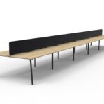 Eternity Back to Back Workstation 10 Person 6000 x 1530 x 1200mm