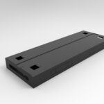 Boost & Halo Back To Back Cable Tray - Suits 1200mm W Workstation 1010 x 350mm Black