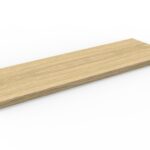 Shelf to Suit CBC and SPBC Bookcases - Natural Oak 858 x 270mm