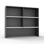 Rapid Worker Hutch 1500 x 315 x 1070mm Natural White Top / Ironstone 1500Mm W X 315Mm D X 1070Mm H Frame