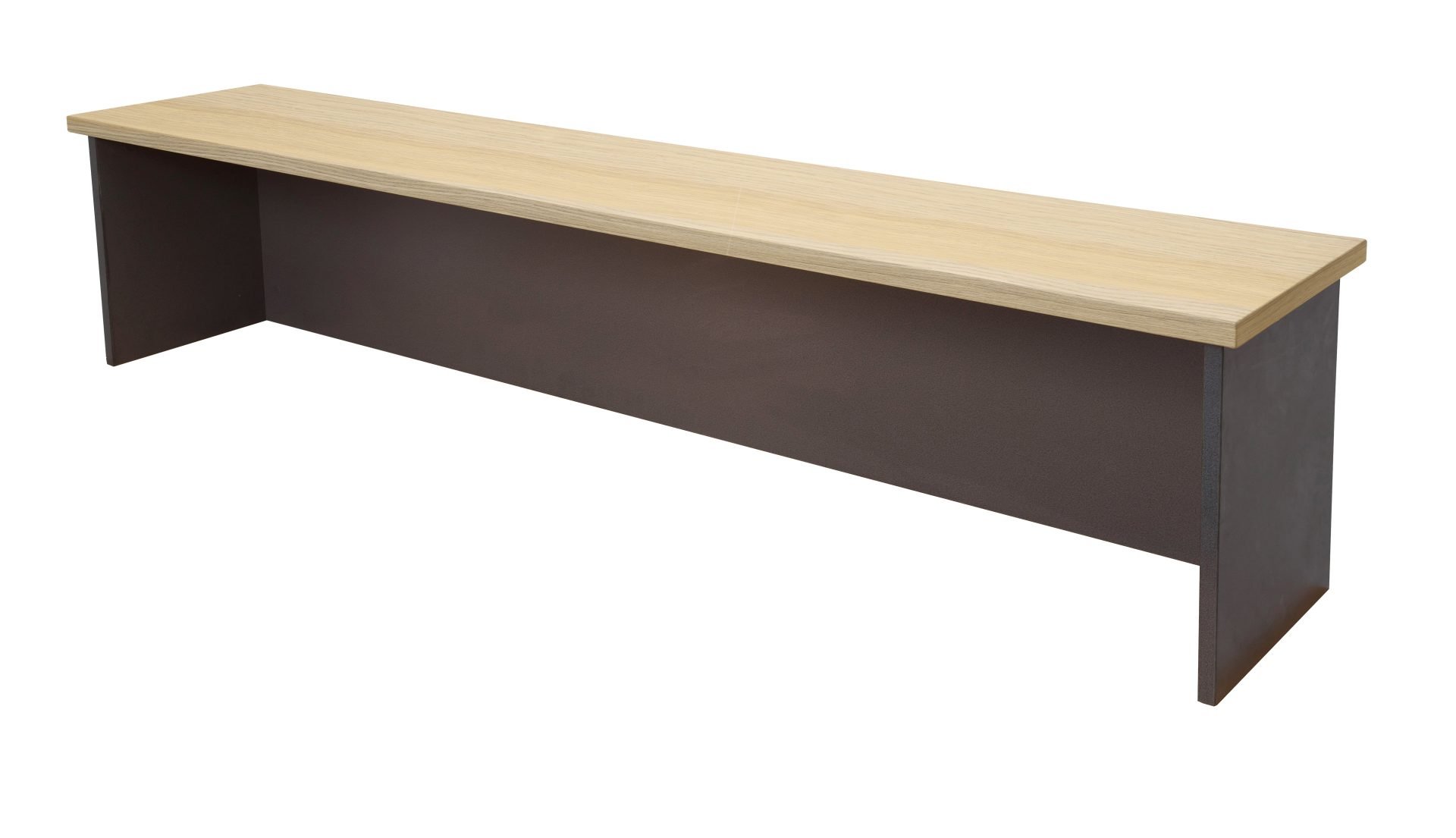mc_images_chob18_no_i-scaled-1 Rapid Worker Rectangular Reception Hob 1800 x 350 x 400mm Natural Oak Top / Ironstone 1800Mm W X 350Mm D X 400Mm H E0 Rated Melamine Board Frame - Image 1
