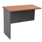 Rapid Worker Desk Return 900 x 450 x 730mm Cherry Top / Ironstone 900Mm W X 450Mm D X 730Mm H E0 Rated Melamine Board Frame