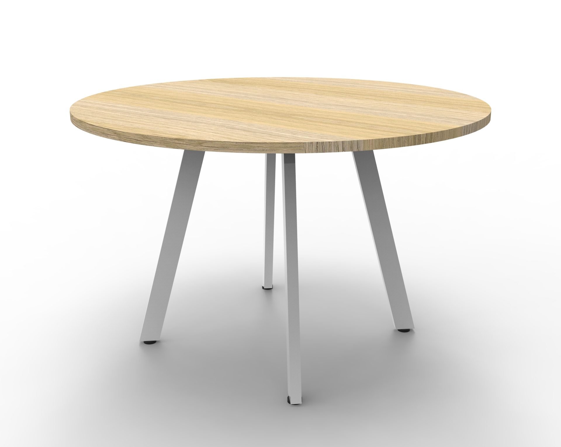 mc_images_d_ert12_no_ws-scaled-1 Eternity Meeting Table Round 900mm Natural Oak Top / White Frame - Image 1