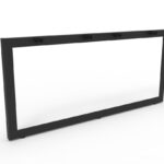 Deluxe Loop Double Leg Set - Black P/C 1530 x 105 x 695mm