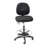 EC070BM DRAFTING Medium Back Drafting Chair Black