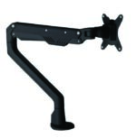 Elevate Gas Operated Single Monitor Arm - Black 380mm