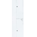 GO Steel 2 Door Locker - White China P/C, 305mm 305 x 455mm