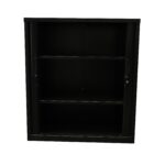 GO Tambour Door Cupboard 900mm W 900 x 473mm Black - Image 4