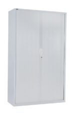 GO Tambour Door Cupboard 900mm W 900 x 473mm Black - Image 3