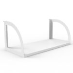 Rapid Infinity Screen Hung Shelf - Natural White 600 x 270 x 250mm