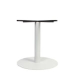 Estilo Disc Base Table Frame - White Satin P/C, To Suit 1200mm Dia Table Tops 720mm