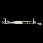 Rapid Wiring Single Tier Cable Basket 650mm White