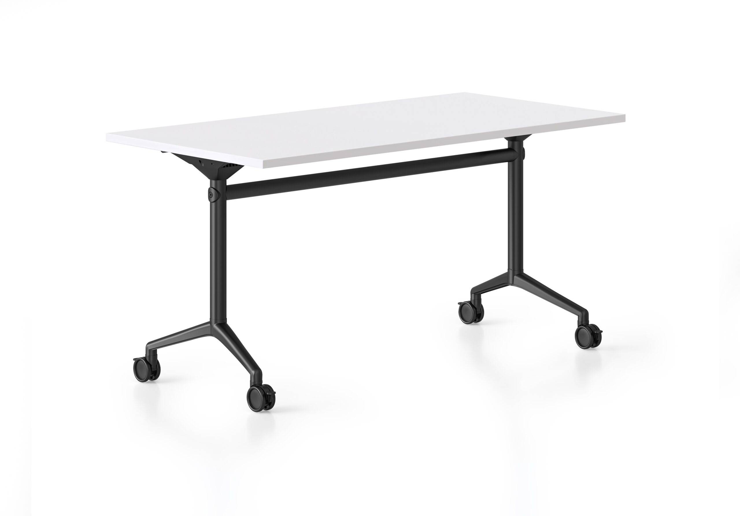 prod_images_btft1875_nw_bl_bk-scaled-1 Typhoon Flip Top Table 1800 x 750 x 750mm Cherry Top / Black Powder Coat Black All Over Powder Coat Frame Frame - Image 1
