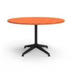 Typhoon 4 Star Round Table 1200mm Cherry Top / Black Powder Coat 1200Mm Diameter X 750Mm H Frame