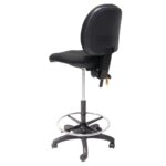 EC070BM DRAFTING Medium Back Drafting Chair Black - Image 9