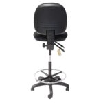EC070BM DRAFTING Medium Back Drafting Chair Black - Image 6