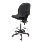 EC070BM DRAFTING Medium Back Drafting Chair Black - Image 5