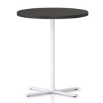 Kolo Side & Coffee Table 500mm Black Top / White Frame
