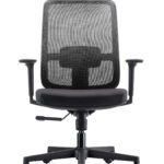 Lotto Medium Back Mesh Operator Chair - Black Frame