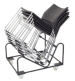 Z Chair Stacking Trolley Black - Image 6