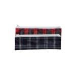 Pencil Case GNS 33x10cm Tartan Assorted